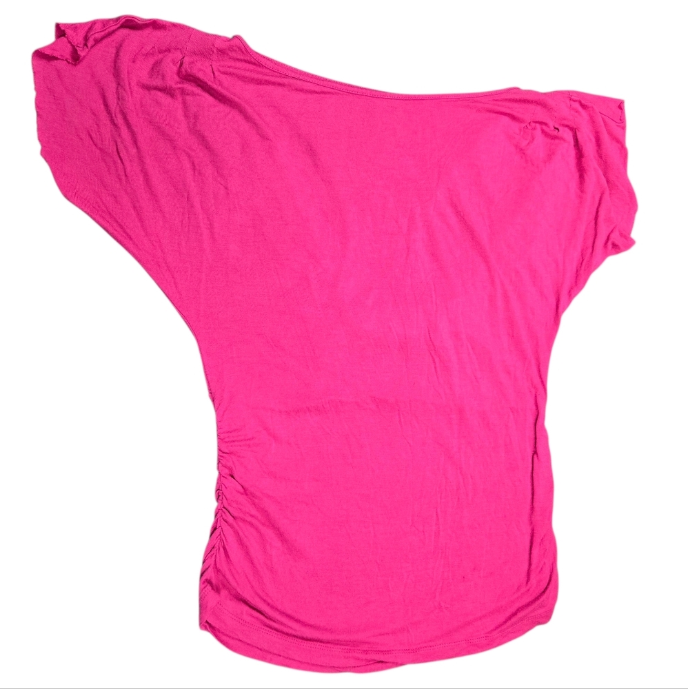 Vibrant Pink Women's Blouse with Sequence